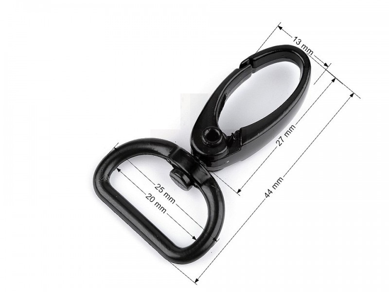 Fém karabiner 25 mm - 2 db/csomag Fém karabiner 25 mm - 2 db/csomag