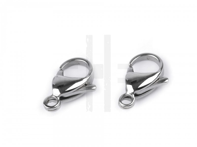 Karabiner rozsdamentes acélból - 5 db Nyaklánc, -kellék Karabiner rozsdamentes acélból - 5 db Nyaklánc, -kellék