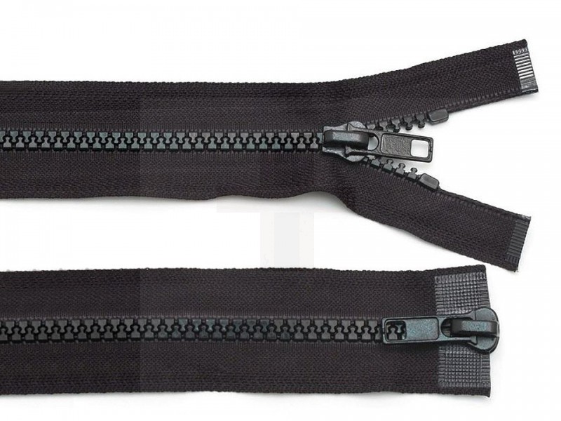 Fogazott cipzár 2 futóval 85 cm Cipzár,-kellék,tépőzár Fogazott cipzár 2 futóval 85 cm Cipzár,-kellék,tépőzár