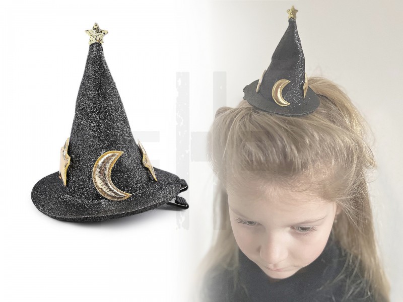 Boszorkány dísz kalap hajdísz Halloween Boszorkány dísz kalap hajdísz Halloween