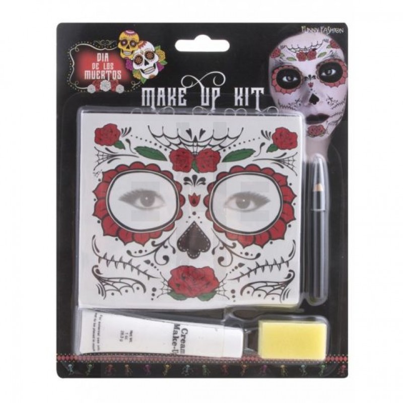 MEXIKÓI HALOTTAK NAPJA / DAY OF THE DEAD ARCFESTÉK TETOVÁLÁSSAL Halloween MEXIKÓI HALOTTAK NAPJA / DAY OF THE DEAD ARCFESTÉK TETOVÁLÁSSAL Halloween
