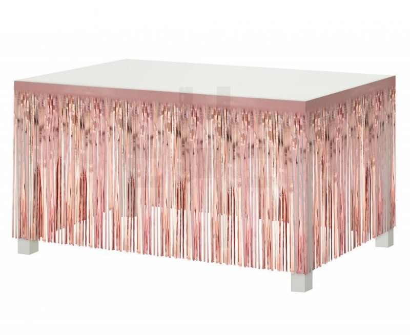 ROSEGOLD FÓLIA LAMETTA ASZTALRA Szilveszter