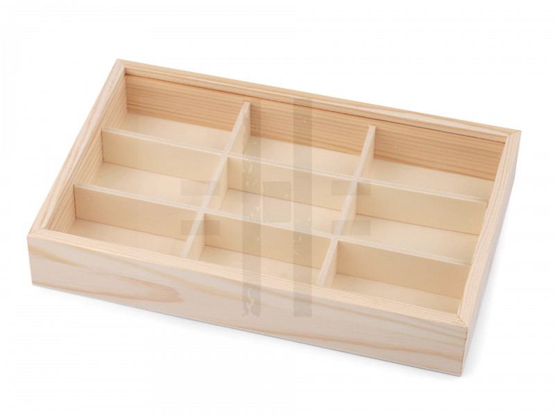 Fa doboz 9 rekeszes tolófedéllel - 13,5 x 22 cm Tárolás,tisztítás Fa doboz 9 rekeszes tolófedéllel - 13,5 x 22 cm Tárolás,tisztítás