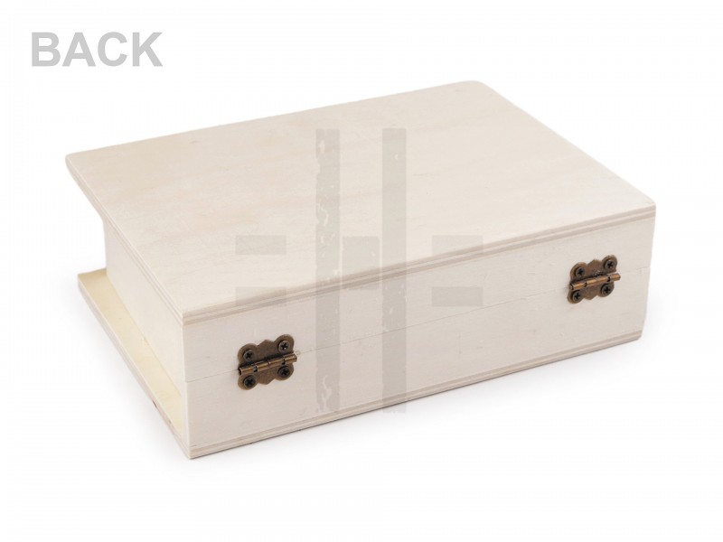 Fa doboz -12,5 x 17,5 cm Fa,üveg dísz-, kellék Fa doboz -12,5 x 17,5 cm Fa,üveg dísz-, kellék