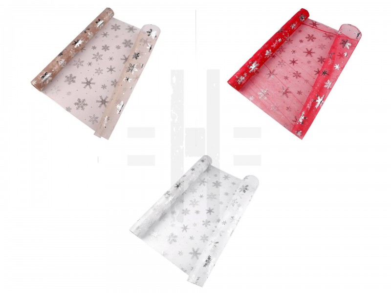 Dekor organza - 4,5 méter Tüll, Szatén,Taft Dekor organza - 4,5 méter Tüll, Szatén,Taft