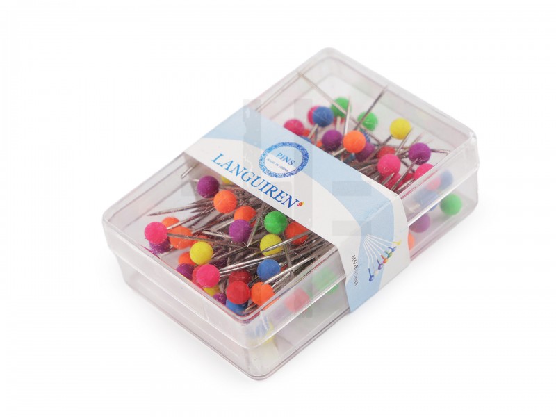 Műanyag neon fejű gombostű 38 mm - 50 db Varrógéptű-, tű, varrókészlet Műanyag neon fejű gombostű 38 mm - 50 db Varrógéptű-, tű, varrókészlet