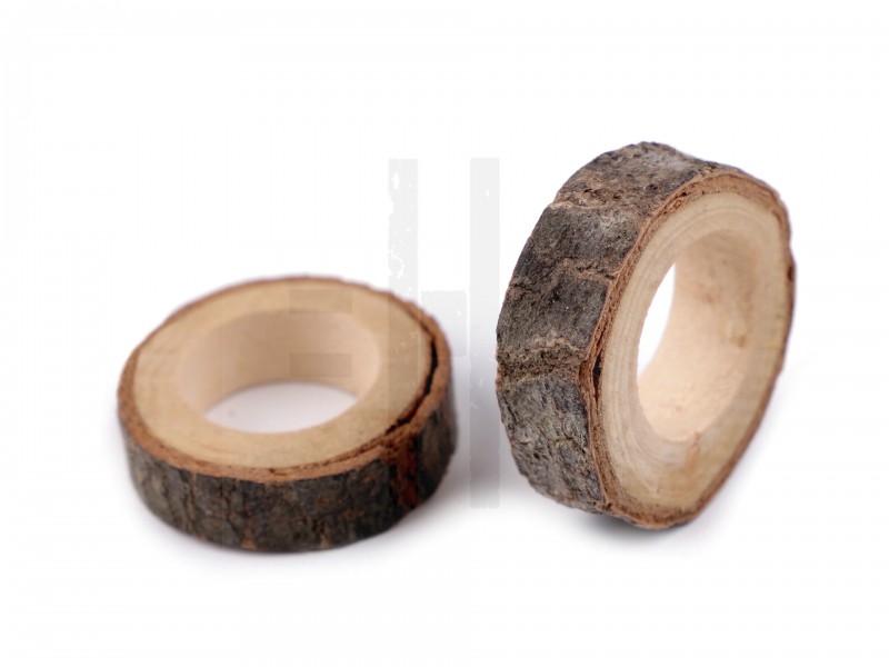Természetes fa karika - 10 db Természetes fa karika - 10 db