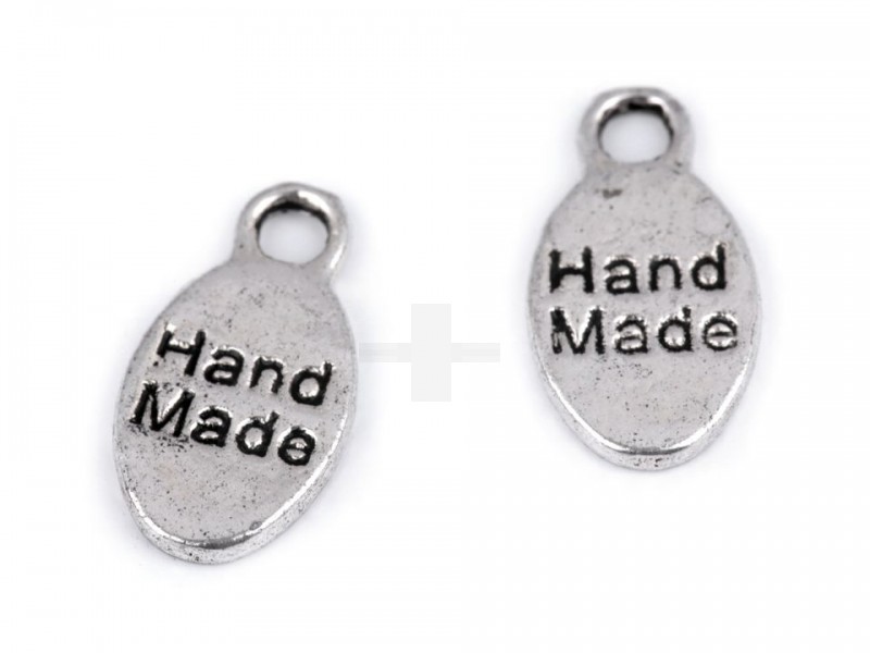 Fém Hand Made medál - 10 db/csomag Medál-, bross