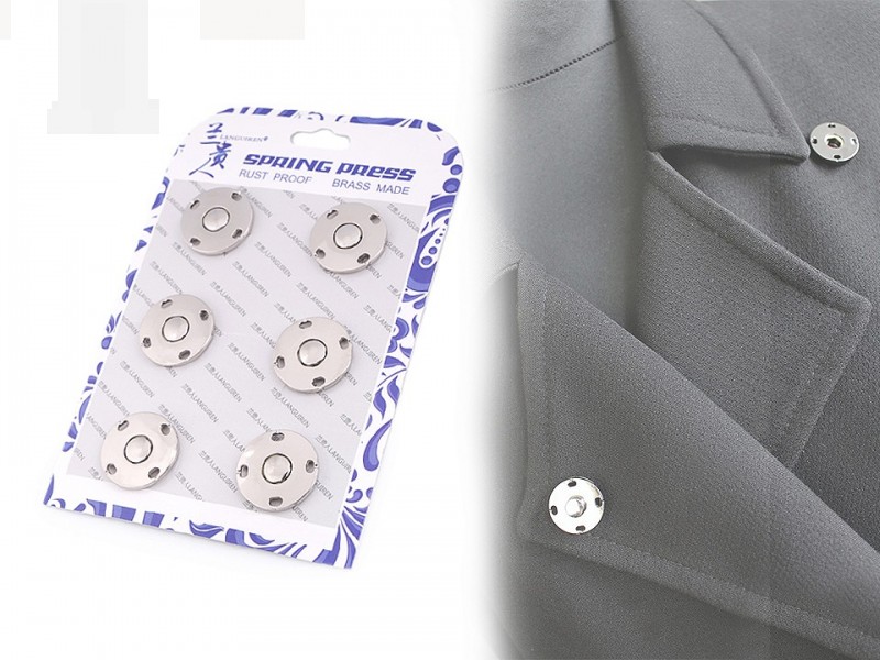 Design patent - 6 pár/csomag Gomb, kapocs Design patent - 6 pár/csomag Gomb, kapocs