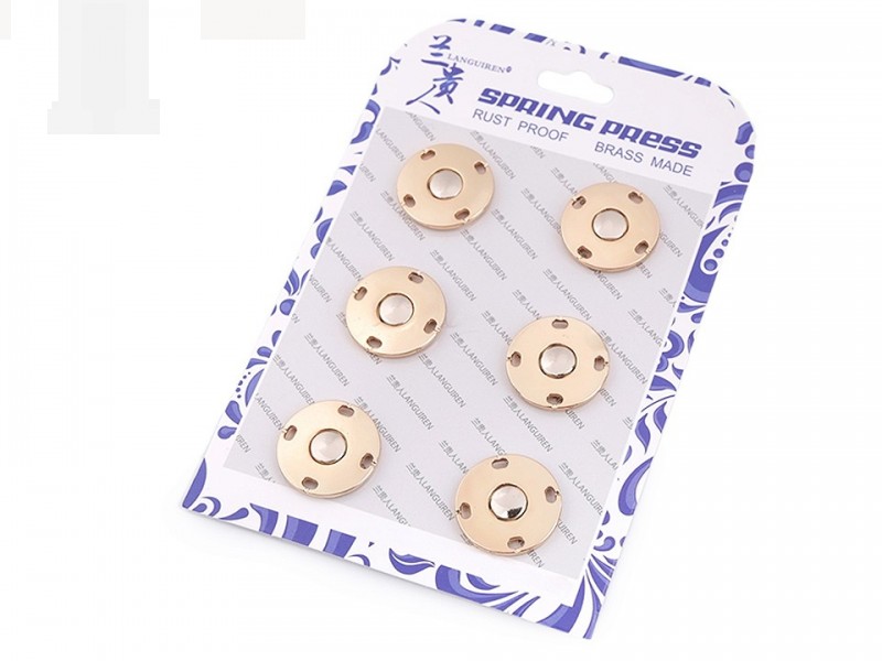 Design patent - 6 pár/csomag Gomb, kapocs Design patent - 6 pár/csomag Gomb, kapocs