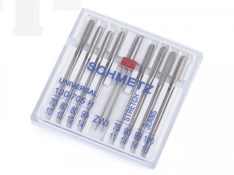 Schmetz háztartási varrógéptű MIX universal - 9 db/csomag Varrógéptű-, tű, varrókészlet Schmetz háztartási varrógéptű MIX universal - 9 db/csomag Varrógéptű-, tű, varrókészlet
