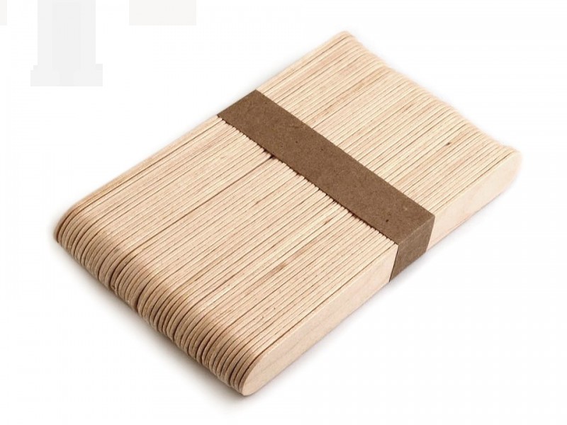 Fa natur spatula - 50 db Fa,üveg dísz-, kellék Fa natur spatula - 50 db Fa,üveg dísz-, kellék