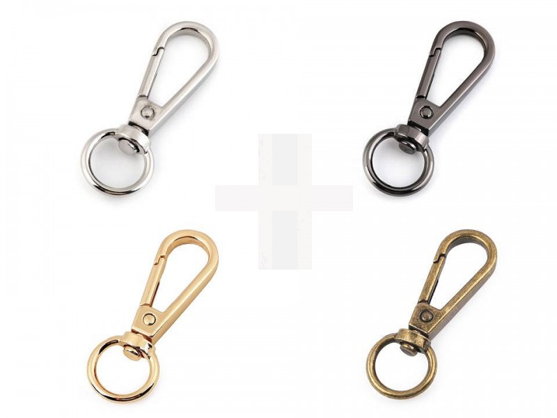 Fém karabiner - 12 mm Gomb, kapocs Fém karabiner - 12 mm Gomb, kapocs