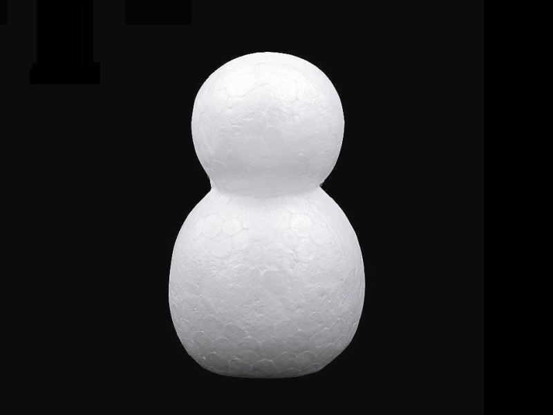 Hungarocell hóember - 14 cm Hungarocell,műanyag kellék Hungarocell hóember - 14 cm Hungarocell,műanyag kellék