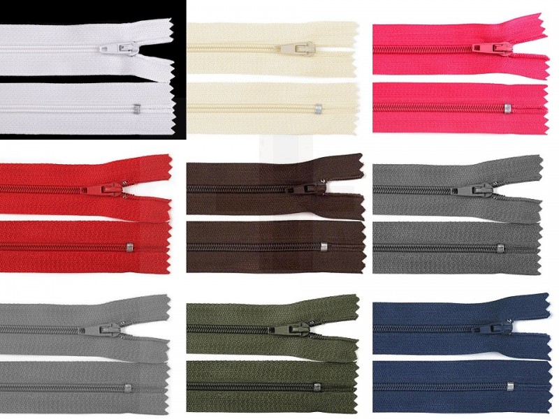 Spirálcipzár autolock - 20 cm Cipzár,-kellék,tépőzár Spirálcipzár autolock - 20 cm Cipzár,-kellék,tépőzár