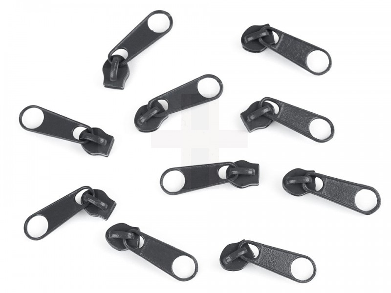 Cipzárkocsi spirálcipzár 3 mm - 10 db/csomag Cipzárkocsi spirálcipzár 3 mm - 10 db/csomag