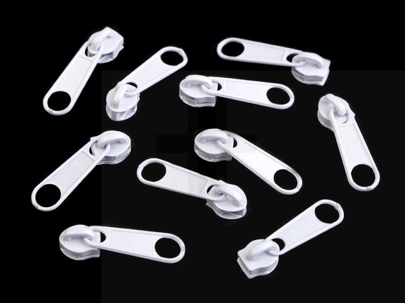 Cipzárkocsi spirálcipzárhoz 3 mm - 50 db/csomag Cipzárkocsi spirálcipzárhoz 3 mm - 50 db/csomag