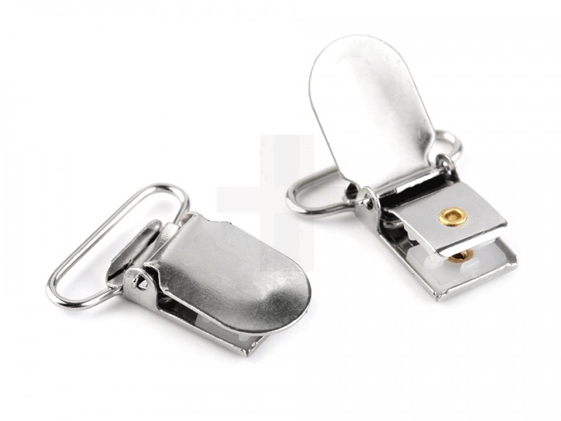 Nadrágtartó csipesz 24 mm - 2 db/csomag Gomb, kapocs Nadrágtartó csipesz 24 mm - 2 db/csomag Gomb, kapocs