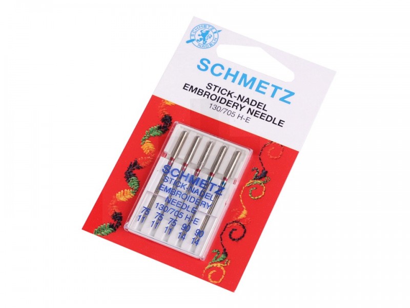 Schmetz Varrógéptű hímzéshez - 5 db/csomag Varrógép kellék Schmetz Varrógéptű hímzéshez - 5 db/csomag Varrógép kellék
