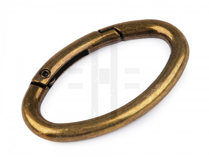 Ovális karabiner táskára Fém rövidárú Ovális karabiner táskára Fém rövidárú