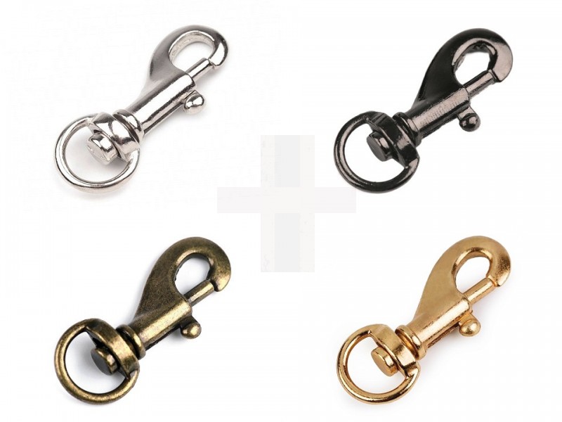Fém karabiner 9 mm - 5 db Gomb, kapocs Fém karabiner 9 mm - 5 db Gomb, kapocs