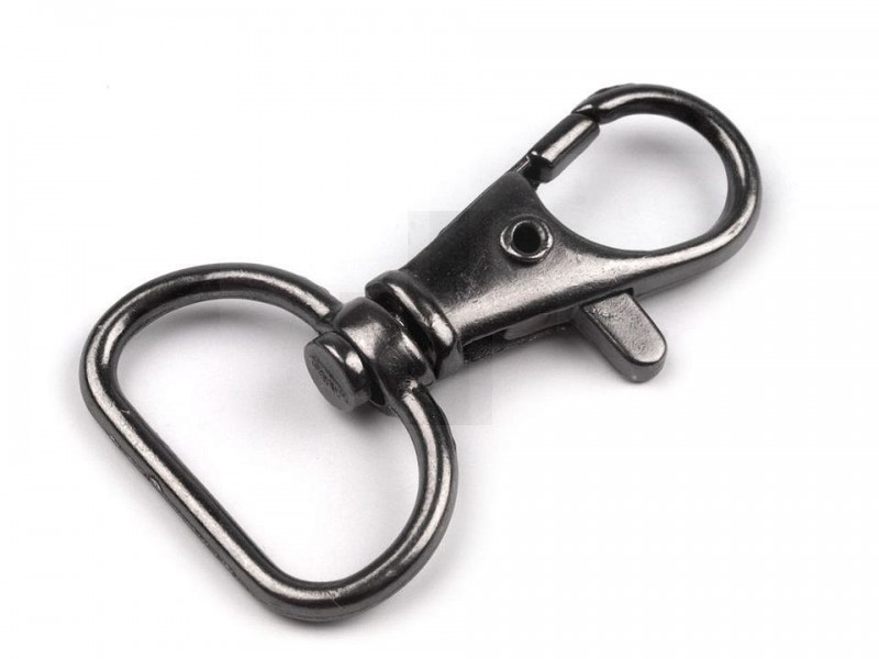 Fém karabiner 18 mm-es delfinkapocs - 5 db Fém karabiner 18 mm-es delfinkapocs - 5 db