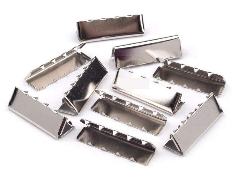 Fém szalagvég 30 mm - 10 szett/csomag Fém szalagvég 30 mm - 10 szett/csomag
