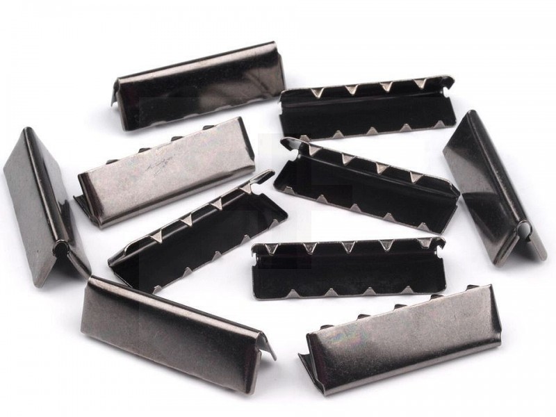 Fém szalagvég 30 mm - 10 szett/csomag Fém szalagvég 30 mm - 10 szett/csomag
