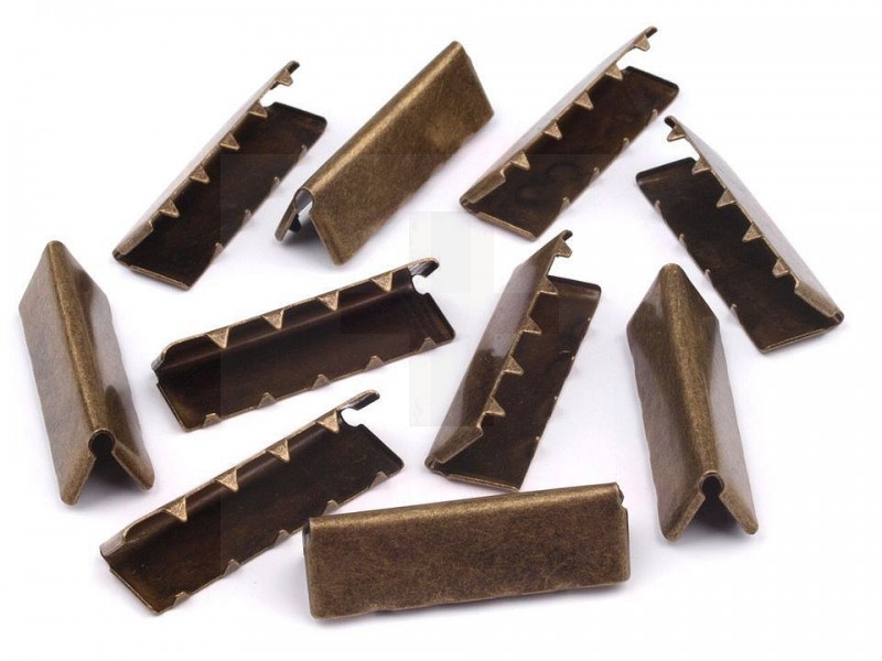 Fém szalagvég 30 mm - 10 szett/csomag Fém szalagvég 30 mm - 10 szett/csomag
