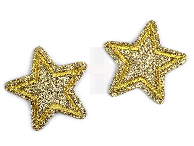 Felvasalható csillag glitterekkel - 10 db/csomag Vasalható, varrható kellék Felvasalható csillag glitterekkel - 10 db/csomag Vasalható, varrható kellék