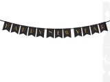 Happy New Year zászló fűzér - 2,5 méter Szilveszter