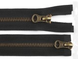  Fém cipzár 2 kocsis - 90 cm