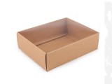                Papírdoboz átlátszó tetővel 12 x 15 cm - 10 db Ajándék csomagolás
