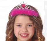  PINK TOLLAS TIARA Álarc, Fejdísz, Kellék