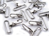 Fém karabiner 38 mm - 5 db