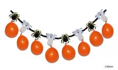 Halloween girland lufikkal - 140 cm Party díszités-, eszközök