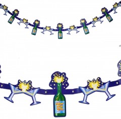 HAPPY NEW YEAR FELIRAT - 152 cm Szilveszter