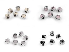                 Műanyag gyöngy tappancs - 11x11 mm 