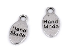 Fém Hand Made medál - 10 db/csomag Medál-, bross